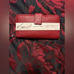 Kim Rogers Elegant Red Clutch